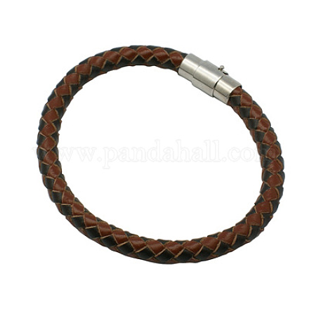 Leather Bracelets BJEW-H145-1-1