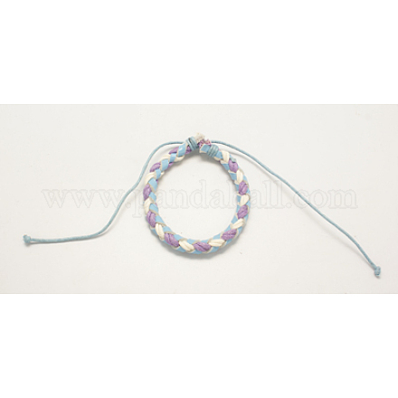 PU Leather Braided cord Bracelets BJEW-H247-1-1