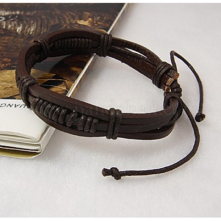 Bracelets de cordon BJEW-H312-3-1