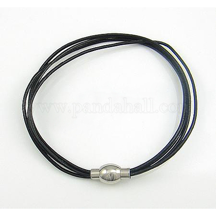 Bracelets en cuir faisant BJEW-N116-229-1