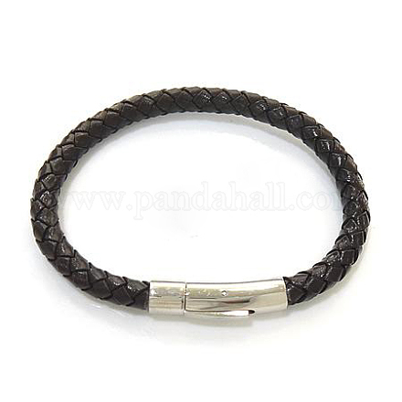Fashion Leather Bracelets Making BJEW-N116-36-1