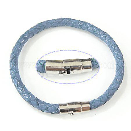 Fashion Braided Leather Bracelets Making BJEW-N127-4-1