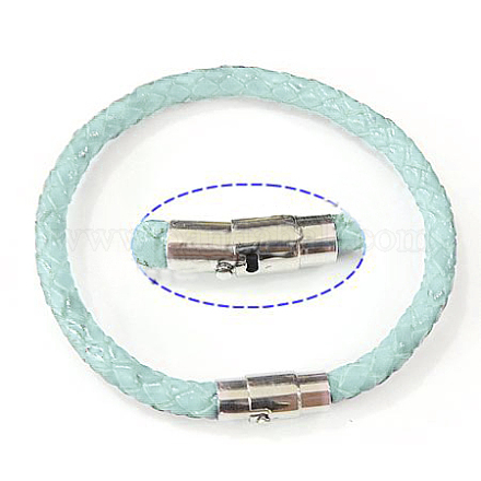 Fashion Braided Leather Bracelets Making BJEW-N127-7-1