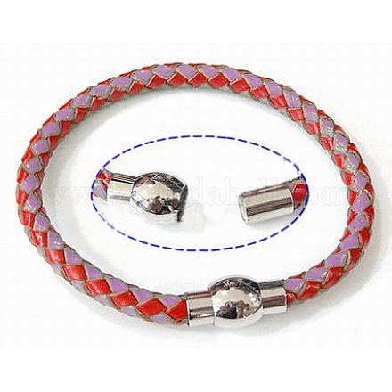 Fashion Braided Leather Bracelets Making BJEW-N128-3-1