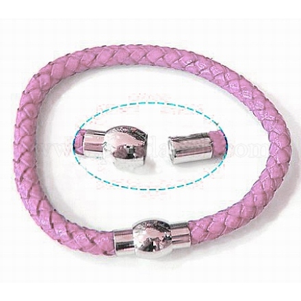 Fashion Braided Leather Bracelets Making BJEW-N130-5-1