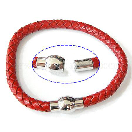 Fashion Braided Leather Bracelets Making BJEW-N130-9-1