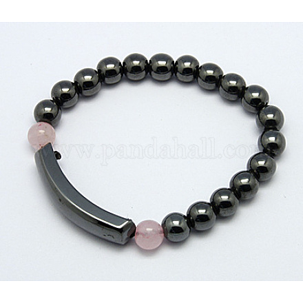 Magnetic Synthetic Hematite Bracelets BJEW-Q026-2-1