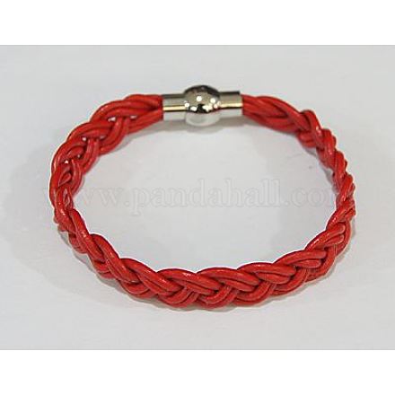 Braided Leather Cord Bracelets Making BJEW-Q523-1-1
