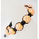 Bracelets avec diamants strass en résine à la mode BJEW-A027-1-2