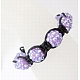 Bracelets avec diamants strass en résine à la mode BJEW-A027-5-2