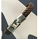 Imitation Leather Braided Bracelets For Men BJEW-B013-1-2