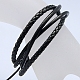 Mens cadeaux pour la St Valentin multi-brins bracelets en cuir imitation BJEW-G021-7-2