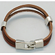 Multi-strand Leather Cord Bracelets BJEW-H220-5-1