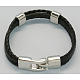 Multi-strand Leather Cord Bracelets BJEW-H220-6-1