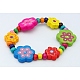Colorful Wooden Beads Bracelets BJEW-JB00205-12-1