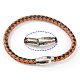 Fashion Braided Leather Bracelets Making BJEW-N125-2-1
