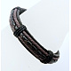 Braided Leather Bracelets BJEW-Q118-1-2
