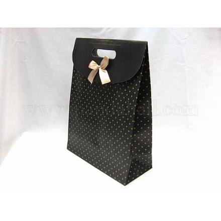 Kraft Paper Carrier/Gift Bags with bowknot BP022-10-1
