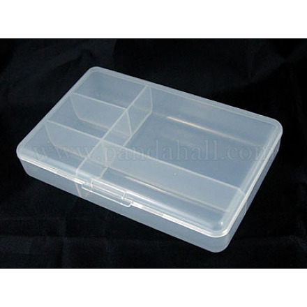 Clear plastic Bead Containers With Lid C054Y-1