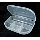 Clear plastic Bead Containers With Lid C053Y-2
