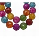 Crackle Glass Beads Strands CCG-12D-1