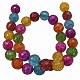 Crackle Glass Beads Strands CCG-12D-2
