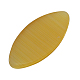 キャッツアイカボション  ゴールド  楕円形/ライス  約10 mm幅  長さ20mm  厚さ3mm CE043-10X20-14-2