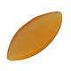 キャッツアイカボション  オレンジ  楕円形/ライス  約10 mm幅  長さ20mm  厚さ3mm CE043-10X20-39-2