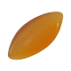 キャッツアイカボション  オレンジ  楕円形/ライス  約5 mm幅  長さ10mm  厚さ2.5mm CE043-5X10-39-1
