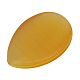 キャッツアイカボション  ゴールド  ティアドロップ  約13 mm幅  長さ18mm  厚さ5mm CE045-13X18-14-2