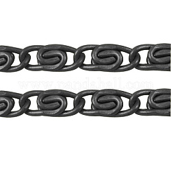 Metallgrau Lumachina Eisenketten, ungeschweißte, mit Spule, Link: 5 mm breit, 11.5 mm lang, ca. 328.08 Fuß (100m)/Rolle