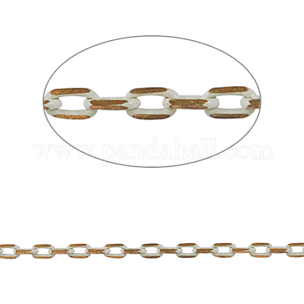 Brass Cable Chains CHC001Y-1