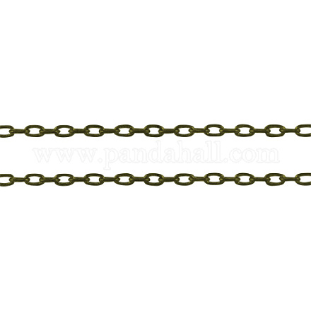Brass Cable Chains CHC021Y-AB-1