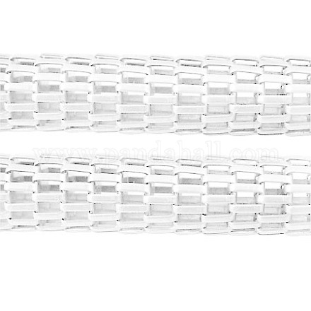 Silver Iron Mesh Chains Network Chains CHN007Y-S-1