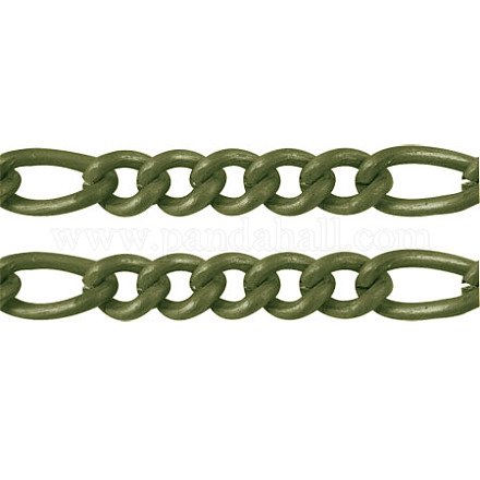 Cadenas hechas a mano de hierro cadenas figaro cadenas madre-hijo CHSM038Y-AB-1