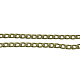 Brass Side Twisted Chains Curb Chains CHC-S102-AB-NF-1