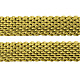 アイアン製メッシュチェーンネットワークチェーン  溶接されていない  スプールで  ゴールドカラー  チェーン：4 mm幅  厚さ2mm  約328.08フィート（100m）/ロール CHN011Y-G-1