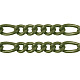 Eisen handmade Ketten Figaroketten Mutter-Sohn-Ketten CHSM038Y-AB-1