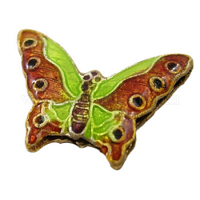 Бусины ручной работы перегородчатой CLB013Y-M-1