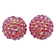 Resin Rhinestone Beads CLAY-G005-5-1