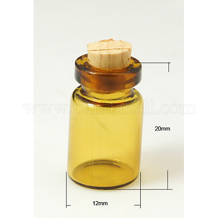 Glass Jar Bead Containers CON-Q018-1