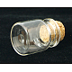 Glass Wishing Bottle Bead Containers CON-Q011-2