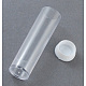 プラスチックビーズ収納ケース  ボトル  透明  サイズ：長さ約5.5cm  幅1.5cm  容量：2ml（0.06液量オンス） CON-S007-2