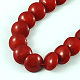 Naturelles perles de corail rouge brins CORA-R002-2