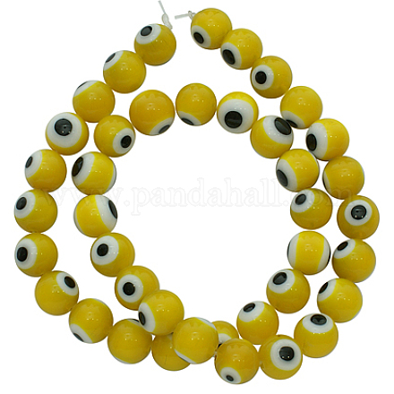 Chapelets de perles de Murano italiennes manuelles D217-6mm-5-1