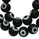 Chapelets de perles de Murano italiennes manuelles D217-12mm-7-2
