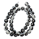 Chapelets de perles de Murano italiennes manuelles D217-6mm-8-1