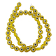 Chapelets de perles vernissées manuelles D218-6mm-3-1