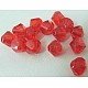 Faceted Bicone Transparent Acrylic Beads DBB14MM07-1