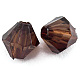Faceted Bicone Transparent Acrylic Beads DBB3mm08-1